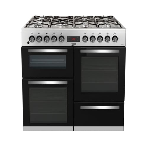 Beko freestanding double oven best sale