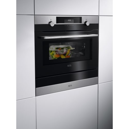 Aeg microwave and grill top