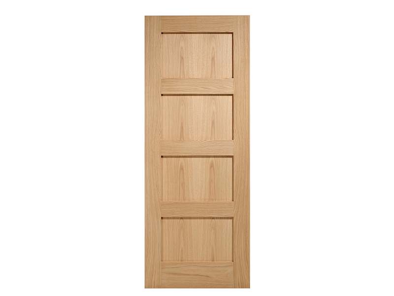 Contemporary 4 Panel Internal Fire Door