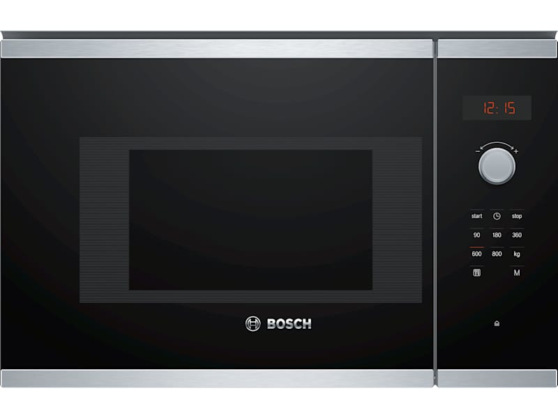 Bosch Series 4, BFL523MS0B Built-in microwave oven, 60 x 38 cm, Stainless steel