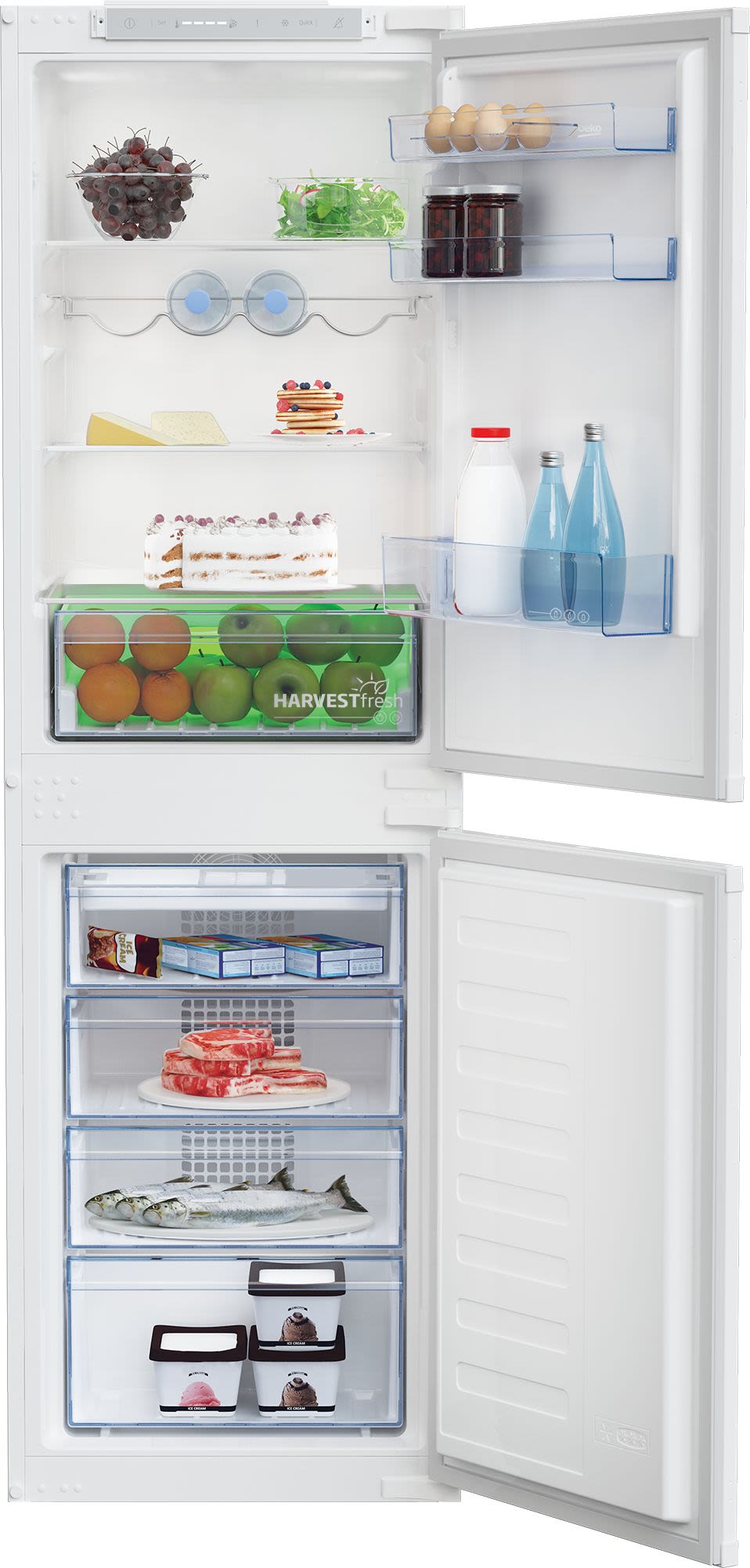 Buy Beko 24 Bottom Freezer Built-In Refrigerator