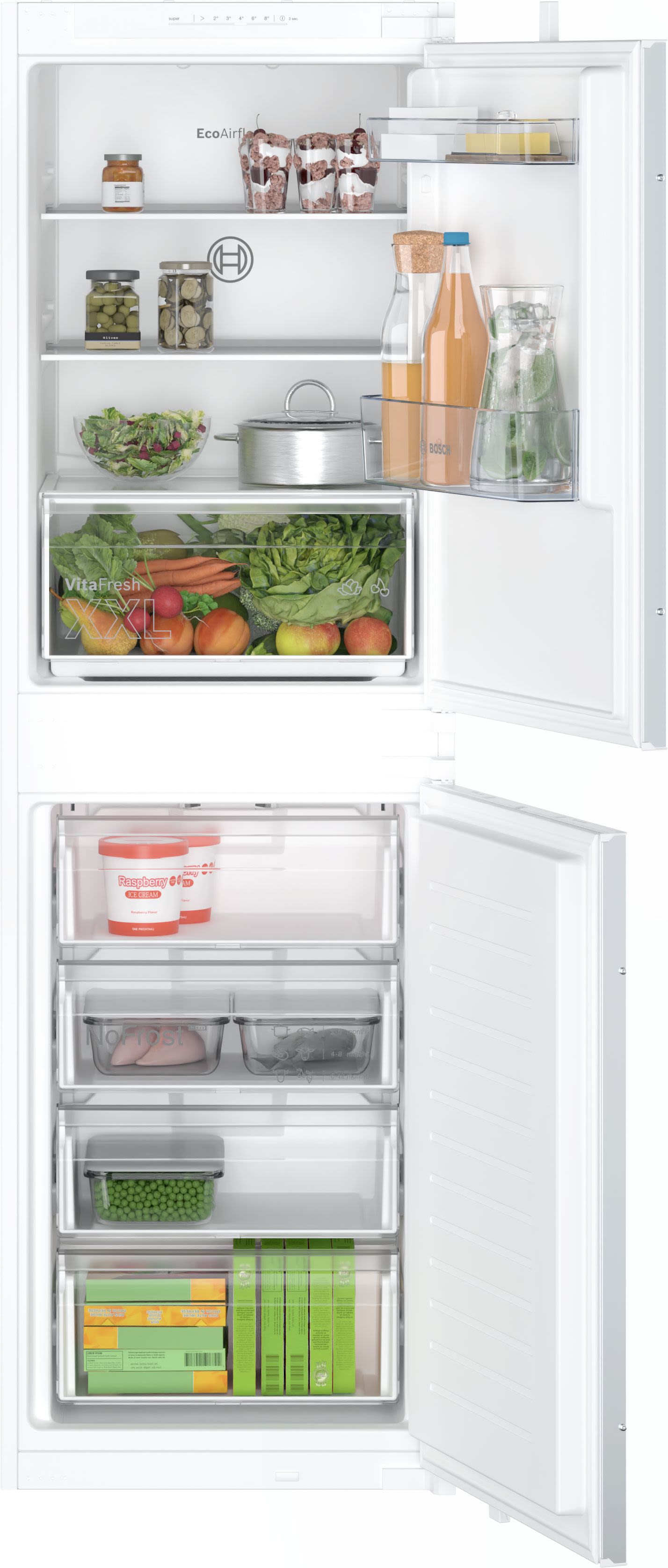 Bosch kur15aff0g integrated on sale white fridge