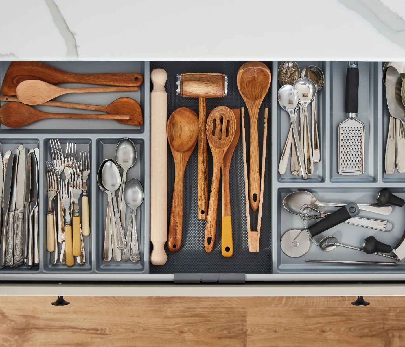 Anthracite Cutlery Inserts – Storage & Kitchen Essentials