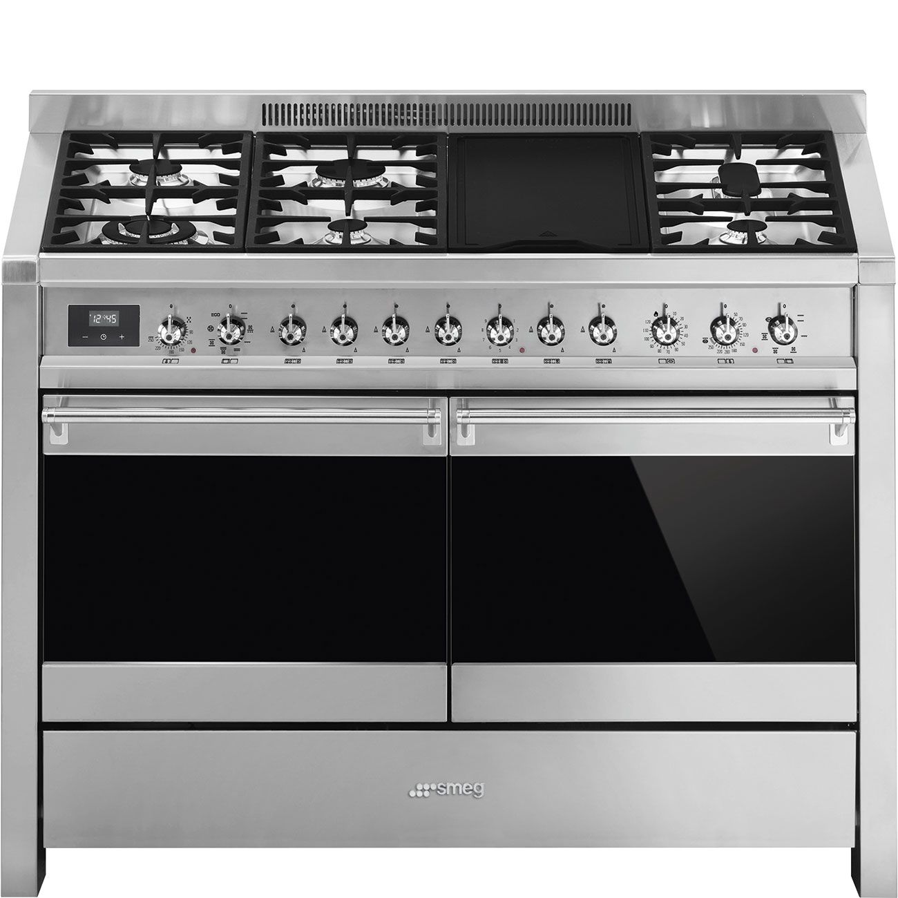 Smeg 120cm Opera Dual Fuel Range Cooker Stainless Steel A4 81