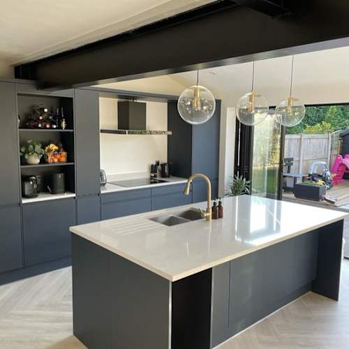 Posted @withregram • @magnetkitchensuk Just imagine...

It’s the morning of the summer party in your new kitchen, friends and family will be arriving later but this is your peaceful moment of calm to enjoy your space and take it all in. 

📸 Taken in @our_neutral_wirral_home’s open plan space
🔎 Luna in Midnight 

#MyMagnetKitchen #KitchenDesign #KitchenInspo #KitchenIdeas #KitchenIsland #KitchensOfInstagram #BlueKitchen #ModernKitchen #SummerKitchen #Staycation