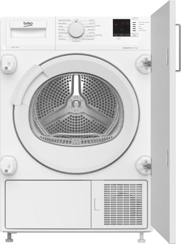 Integrated washing machine outlet and tumble dryer