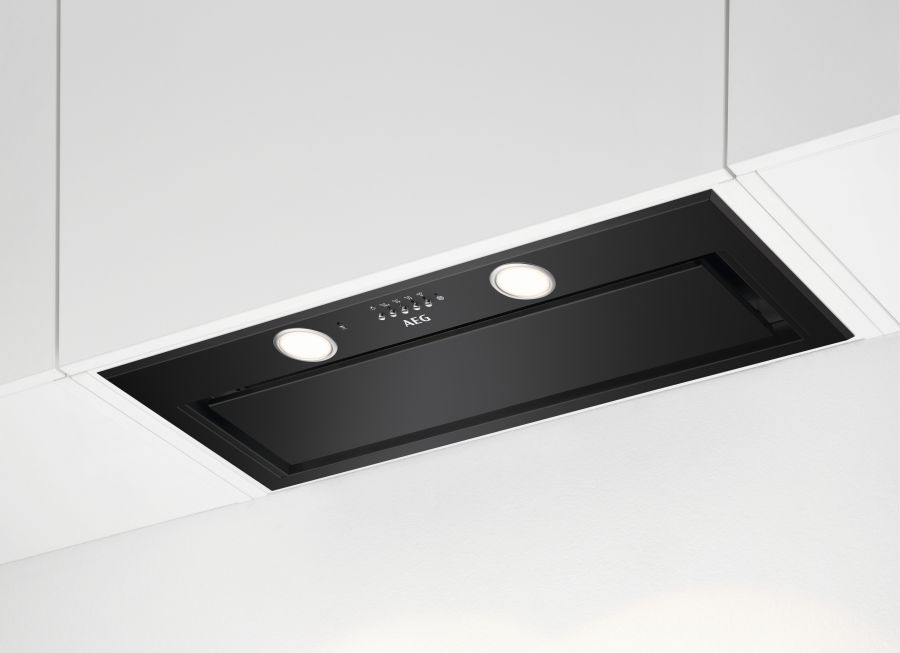 AEG 54cm Canopy Hood DGE5861HB Matt Black Hoods Magnet
