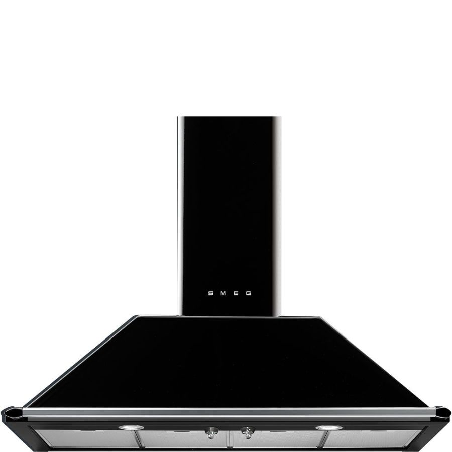 110cm black top cooker hood