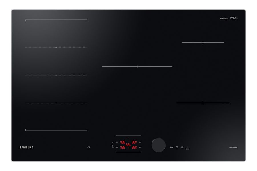 Samsung NZ85C6058FK/U1 80cm Slim Fit 5 Burner Induction Hob With Flex