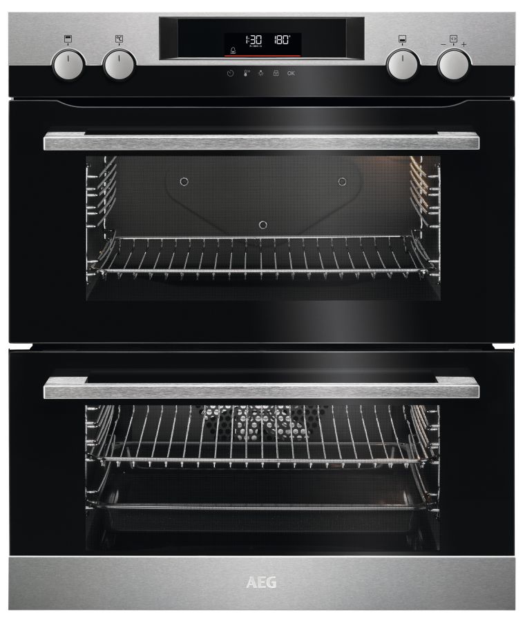 Aeg double under counter on sale oven