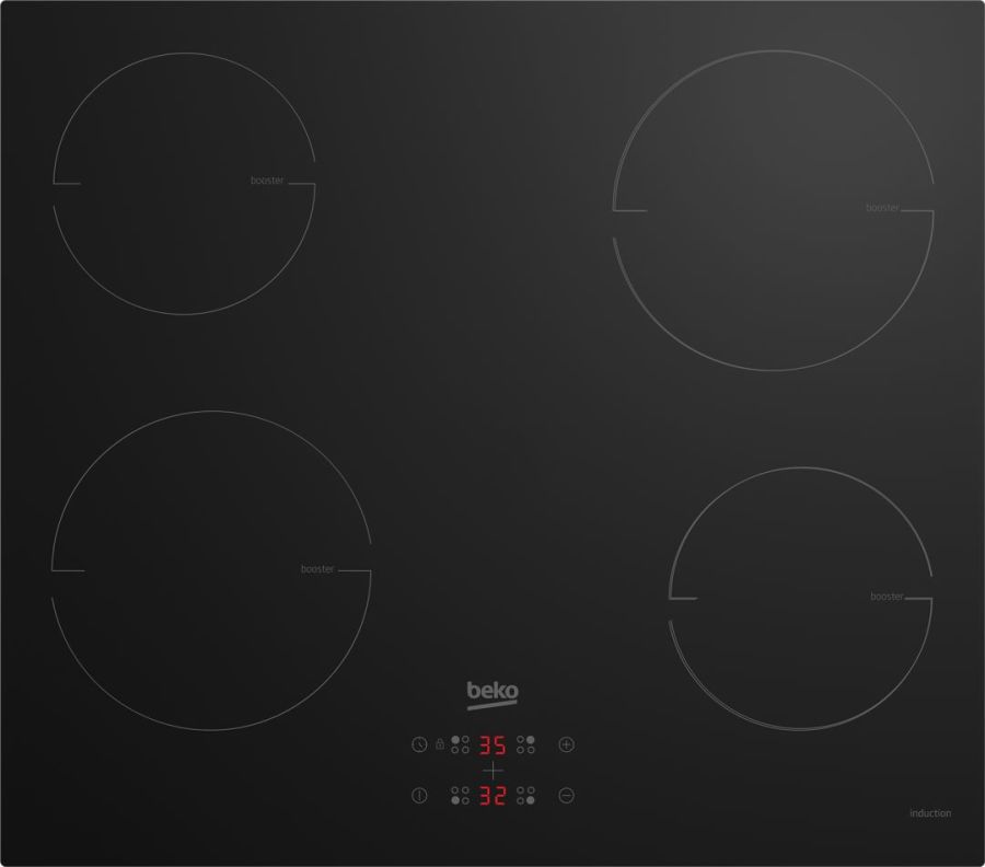 Beko Integrated Induction Hob 60cm HNI64401MT Venting Hobs Magnet