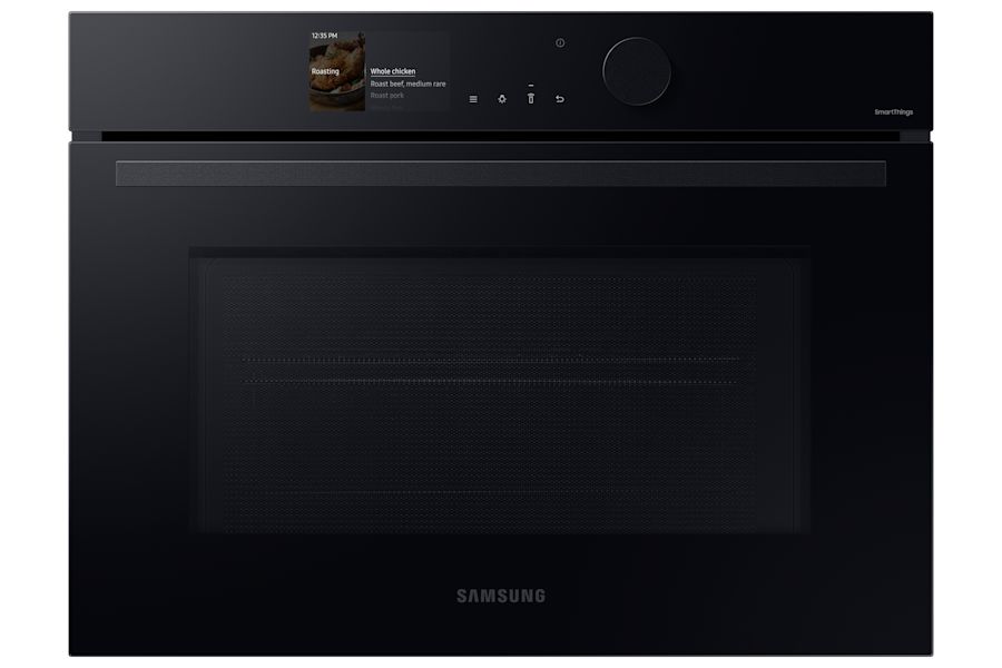 Black glass deals oven