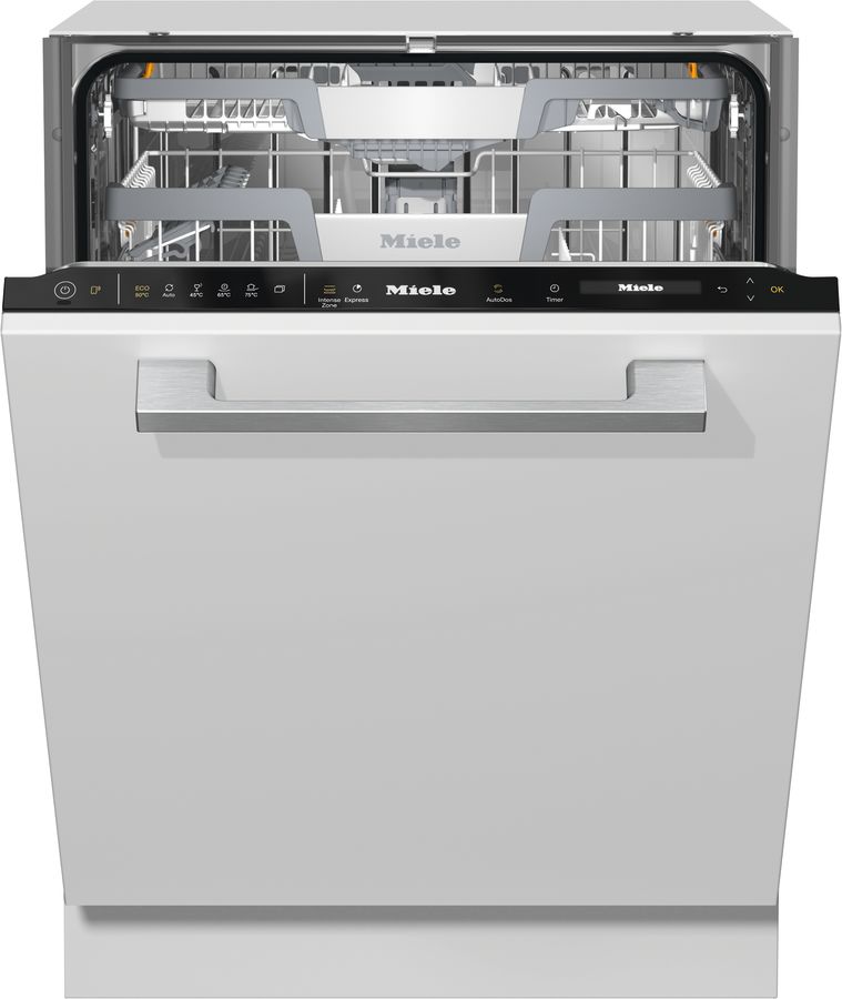 Miele fully integrated dishwasher with cutlery tray store