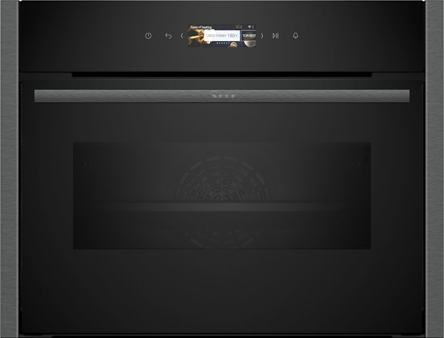 Built in compact store oven with microwave