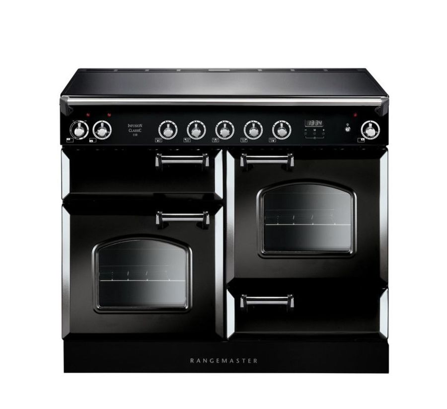 Infusion Classic 110cm Induction Black Range Cookers Magnet