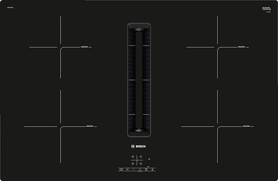 Bosch induction cooktop shop with integrated ventilation