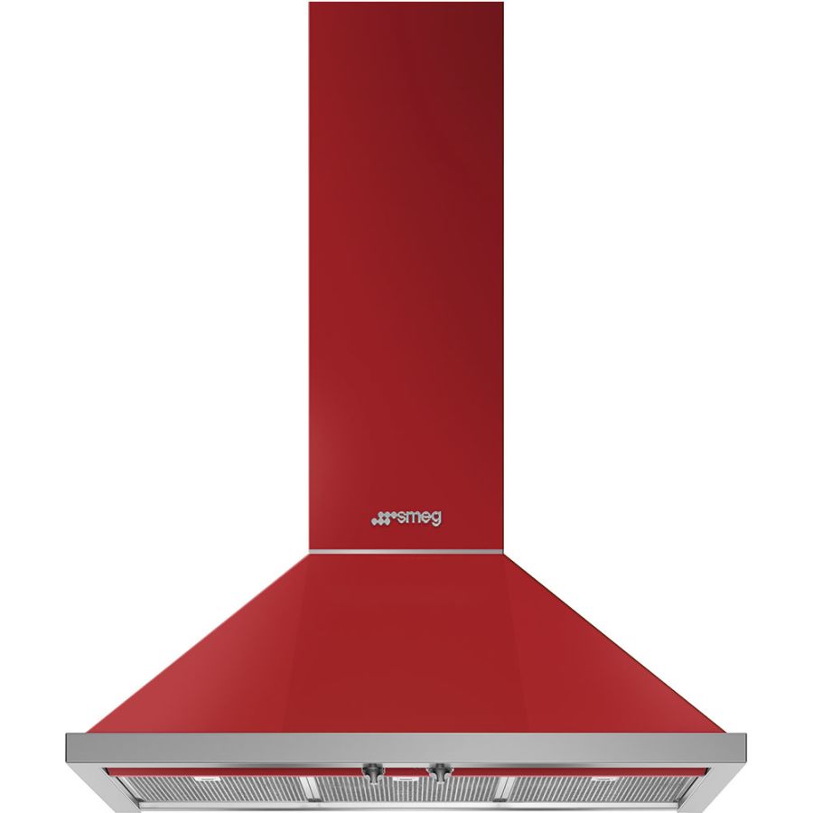 Red range hood sale