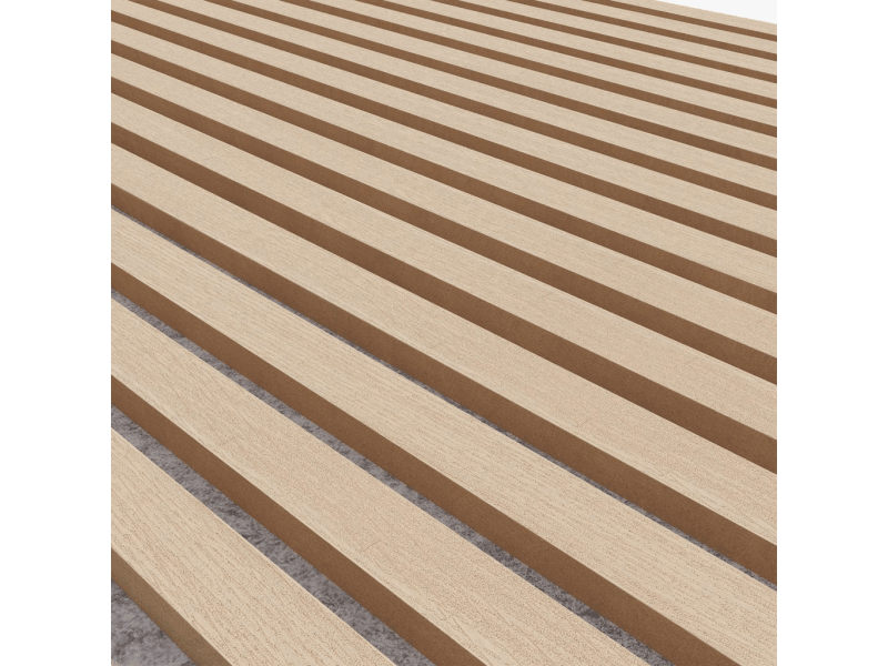 Classic Oak Grey Felt Akupanel | Magnet