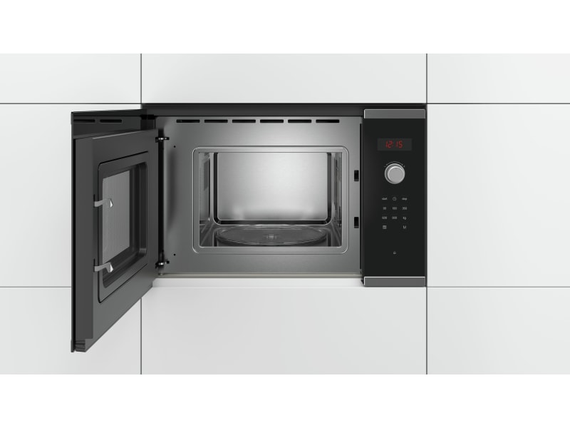 Bosch Series 4, BFL523MS0B Built-in microwave oven, 60 x 38 cm, Stainless steel