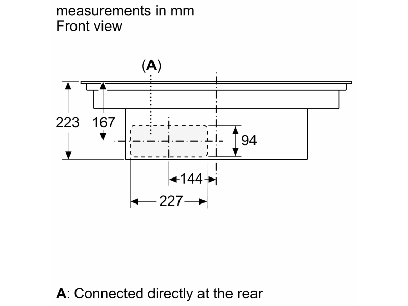 Bosch Series 4, PIE811B15E Induction hob with integrated ventilation