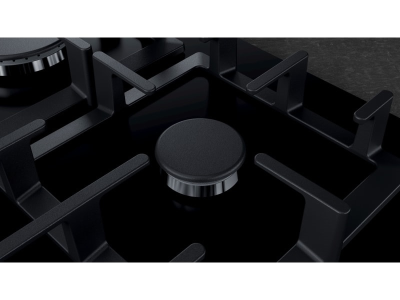 Neff N70, T26CS49S0 Gas hob, 60 cm, Tempered glass, Black