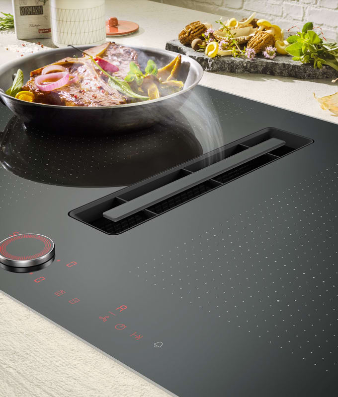 Aeg hob with extractor sale