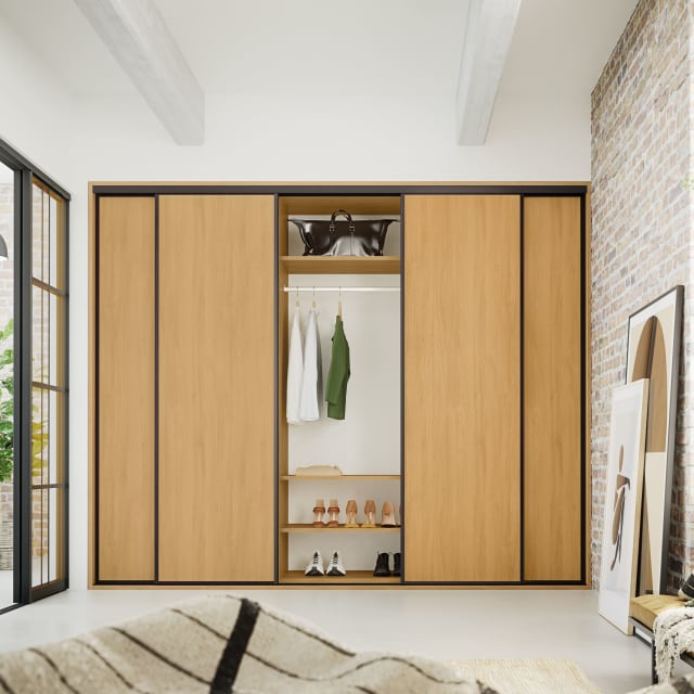 A walk in wardrobe provides a feeling of luxury HTH