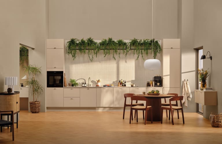 A kitchen with a strong focus on design, price and the environment