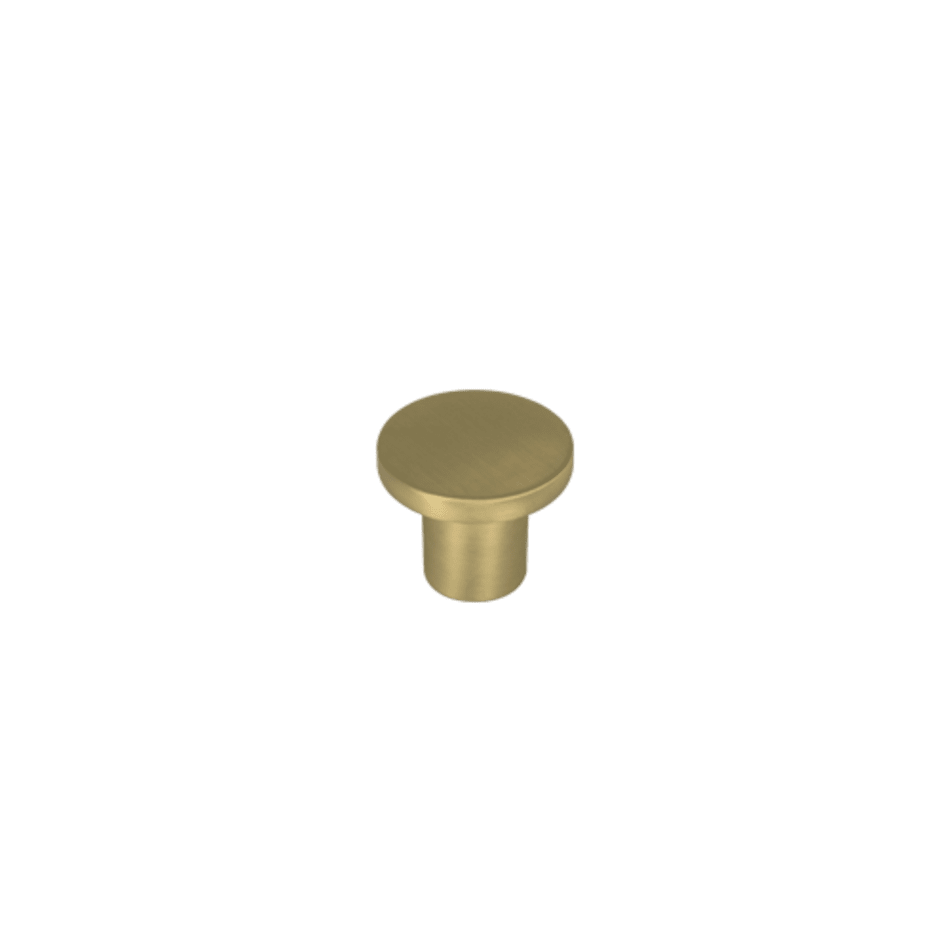 Brass cabinet knob on white background | HTH