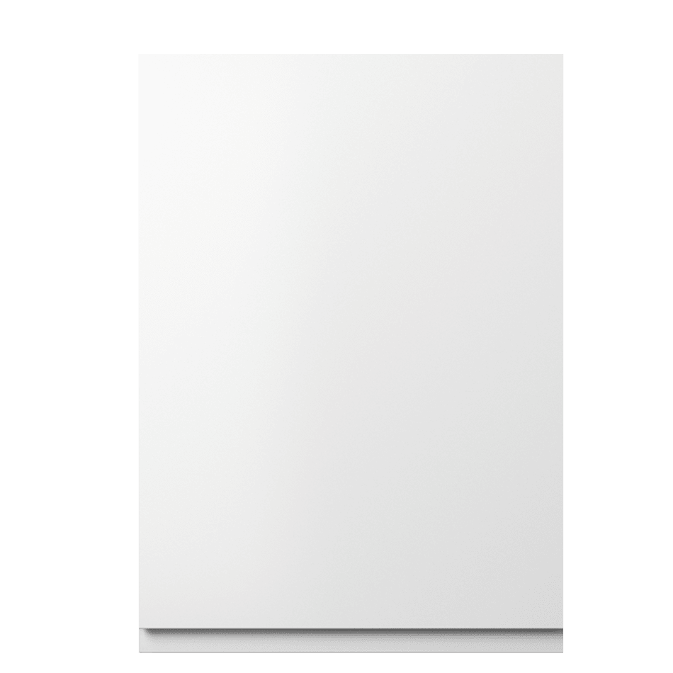 White kitchen cabinet door with minimalist handle. Next | HTH