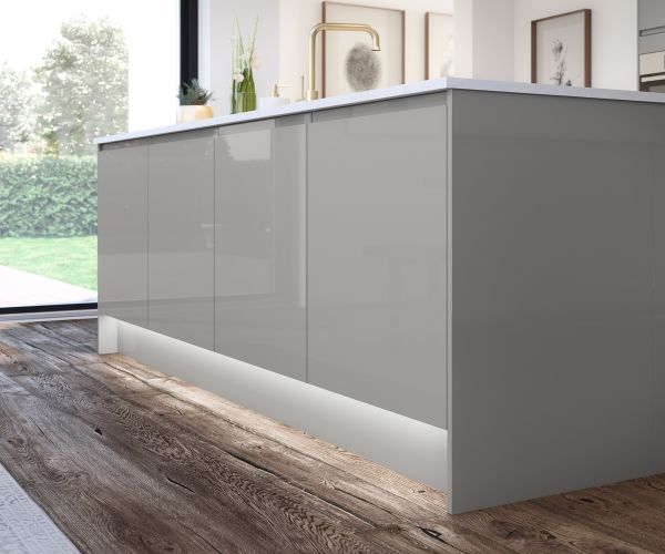 Kitchen skirting shop lights