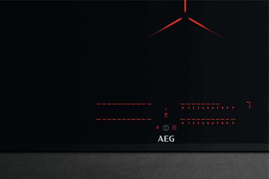 AEG Builtin 80cm Pure Induction Hob IPE84531FB Venting Hobs