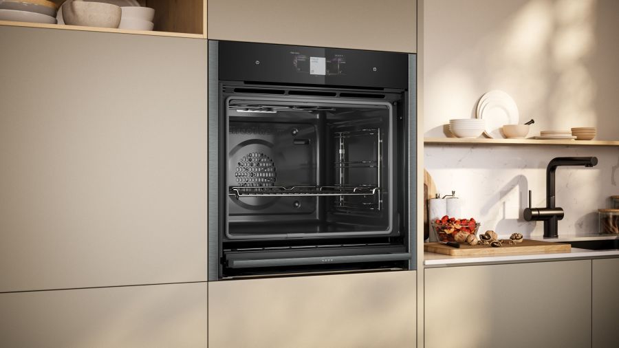 Neff N90 B64VT73G0B Built in Oven With Added Steam Function 60 X