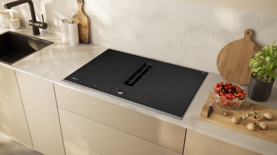 Neff N90, T58TL6EN2 Induction Hob With Integrated Ventilation System