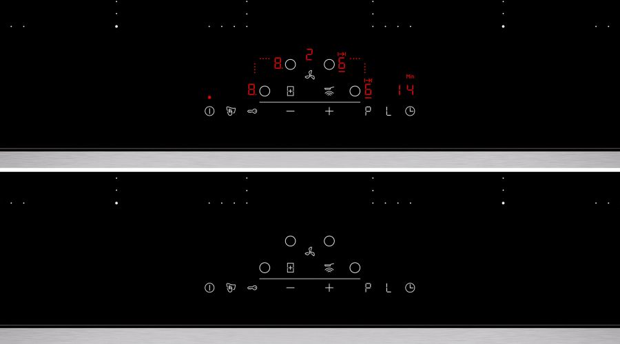 Neff N70, T47TD7BN2, Induction Hob With Integrated Ventilation System